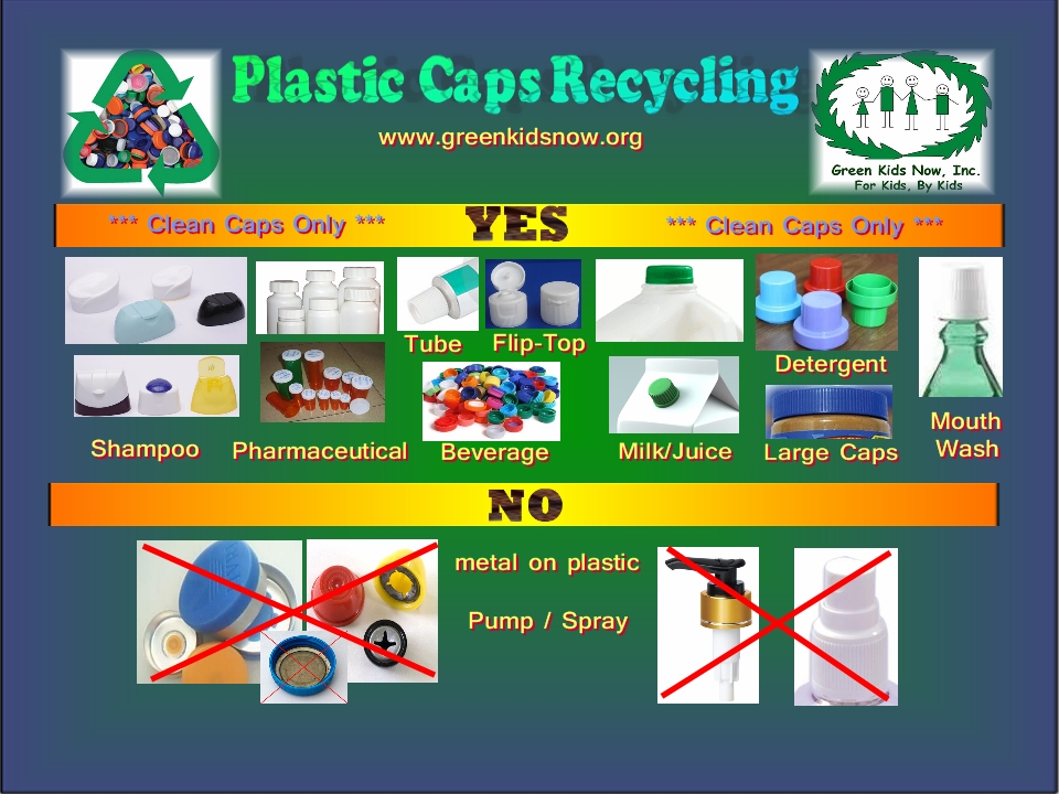 Plastic Caps Recycling Green Kids Now, Inc.